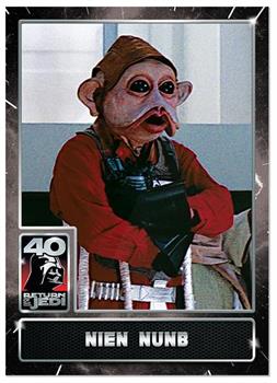 Star Wars ROTJ 40th Anniversary 2023 Topps Card #10 | Nien Nunb