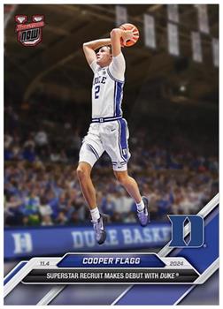 WNBA 2024-25 Bowman U NOW Cooper Flagg Basketball Card