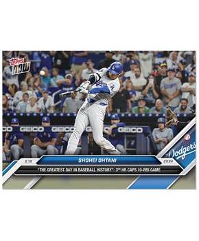 MLB 2024 TOPPS NOW Card 723 Greatest Day in Baseball | Shohei Ohtani
