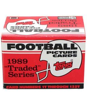 NFL 1989 Topps Football Traded Series - Set of 132 Cards