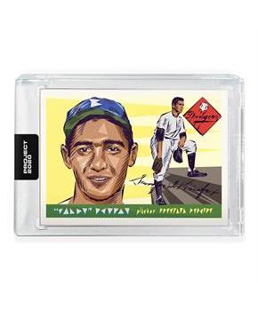 Topps PROJECT 2020 Card 89 - 1955 Sandy Koufax by Naturel