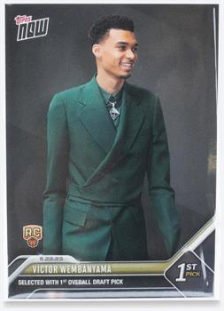 NBA TOPPS NOW 2023 Basketball Card D1 | Victor Wembanyama