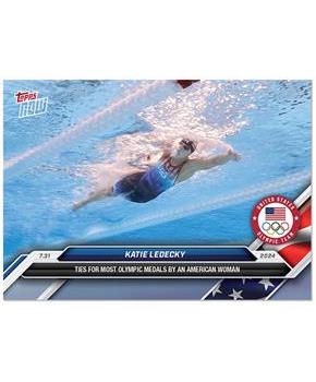 Olympic Games 2024 TOPPS NOW Card 9 | Katie Ledecky