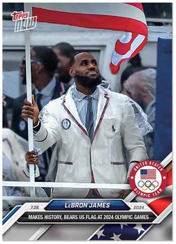 Olympic Games 2024 TOPPS NOW Card 4 | LeBron James
