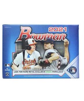 MLB 2021 Bowman Baseball 6-Pack Blaster Box | 72 Cards
