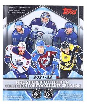 NHL 2021-22 Topps Sticker Collection Album