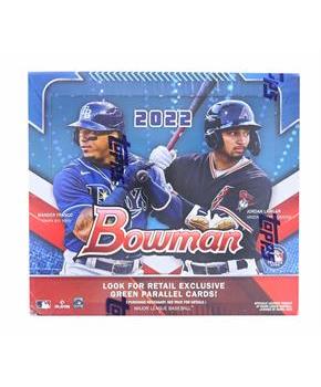 MLB 2022 Bowman Baseball Retail Box | 24 Packs Per Box