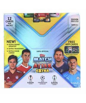 2021/2022 Topps UEFA Champions League Match Attax Extra Box | 24 Packs