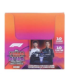 2022 Topps Formula 1 Turbo Attax Display Box | 24 Packs