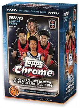 NBA 2022/23 Topps Chrome Overtime Elite Basketball Value Box | 7 Packs Per Box