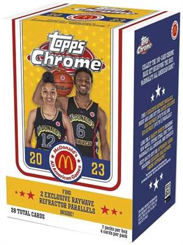 2023-24 Topps Chrome McDonalds All-American Basketball Blaster Box | 7 Packs