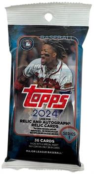 MLB 2024 Topps Baseball Series 2 Fat Pack | 36 Cards Per Pack