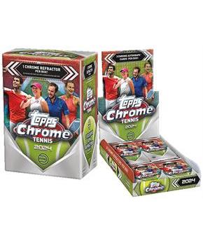 Tennis 2024 Topps Chrome Value Box | 7 Packs