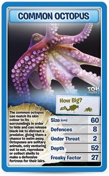Creatures of the Deep Sea Top Trumps Card Game