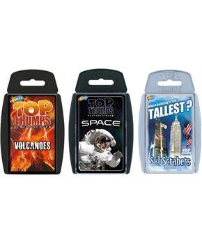 Unbelieveable Universe Top Trumps Card Game Bundle | Dinos | Space | Volcanoes