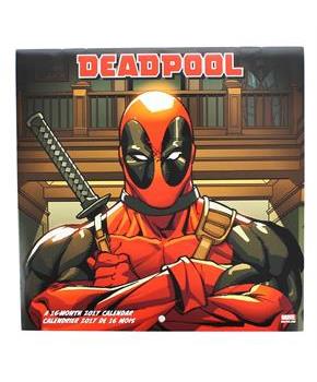 Marvel Deadpool 2017 Wall Calendar