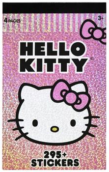 Sanrio Hello Kitty Pink 4 Sheet Sticker Pad | 200+ Stickers