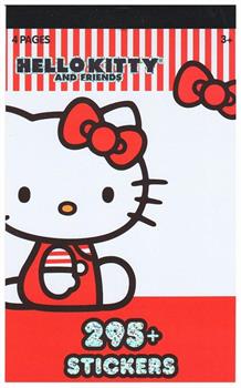Sanrio Hello Kitty Red 4 Sheet Sticker Pad | 200+ Stickers