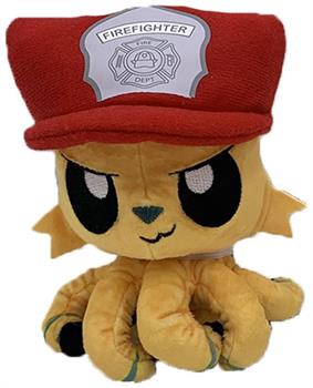 Tentacle Kitty First Responders & Essentials Little Ones Plush | Firefighter