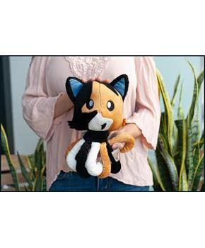 Tentacle Kitty 8 Inch Plush Calico