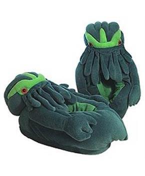 Cthulhu "Twilight Terror" Plush Slippers