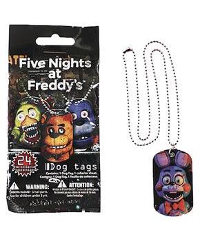 Five Nights At Freddy's Blind Bag Dog Tag - One Random