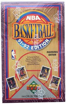 NBA 1991-92 Upper Deck Basketball Sealed Box | 36 Packs