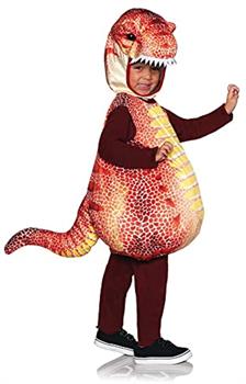 T Rex Rust PrintedÂ Children's Costume