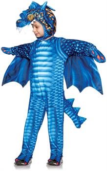 Blue Dragon Printed Children's Costume