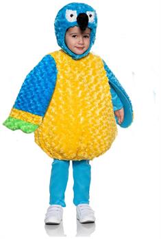 Parrot Plush Swirl Fur Toddler Costume