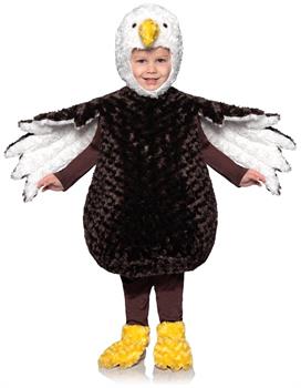 Bald Eagle Plush Swirl Fur Toddler Costume