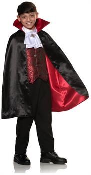 Vampire Vest & Cape Child Costume Set