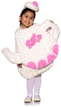 Little Teapot Plush Swirl Fur Toddler Costume