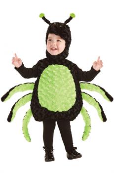 Belly Babies Black and Green Spider Costume Child Toddler