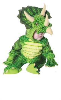 Green Triceratops Plush Baby Costume