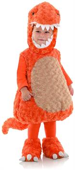 Belly Babies T-Rex Orange Dinosaur Plush Child Toddler Costume