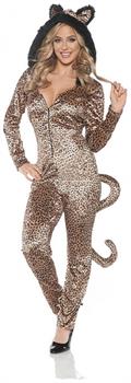 Leopard Jumpsuit Adult Costume