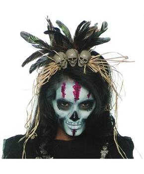 Witch Doctor Adult Costume Headband - One Size