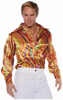 Swirls Costume Disco Shirt