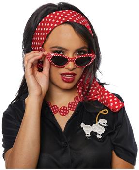 1950's Inspired Women's Costume Accessory Kit