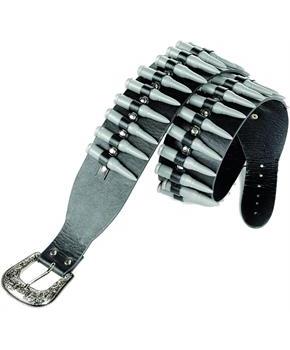 Black Bullet Belt Adult Costume Accessory