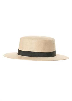 Adult Costume Straw Hat w/ Black Band | One Size