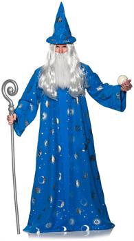 Celestial Wizard Robe -Blue Adult Costume