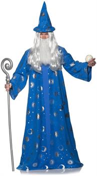 Celestial Wizard Robe -Blue Adult Costume