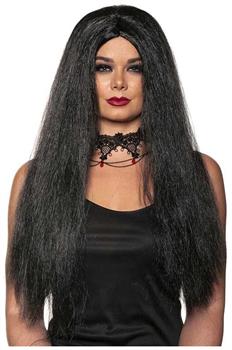 Witch One Size Adult Costume Wig | Black