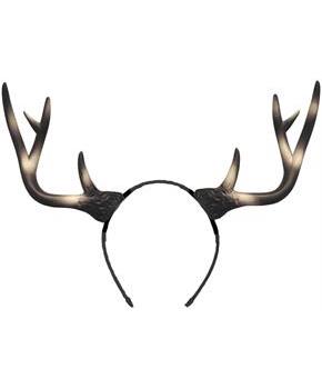 Grey Deer Antlers Adult Costume Headband