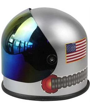 Silver Space Helmet Adult Costume Accessory | One Size