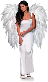 White Angel Wings Adult Costume Accessory