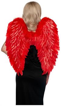 Red Feathered Wings Adult Costume Accessory