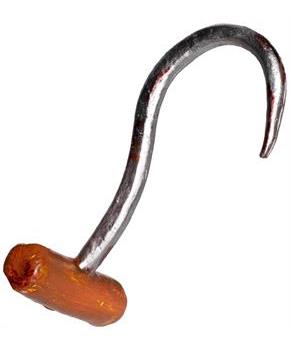 Meat Hook 9 Inch Foam Adult Costume Accessory